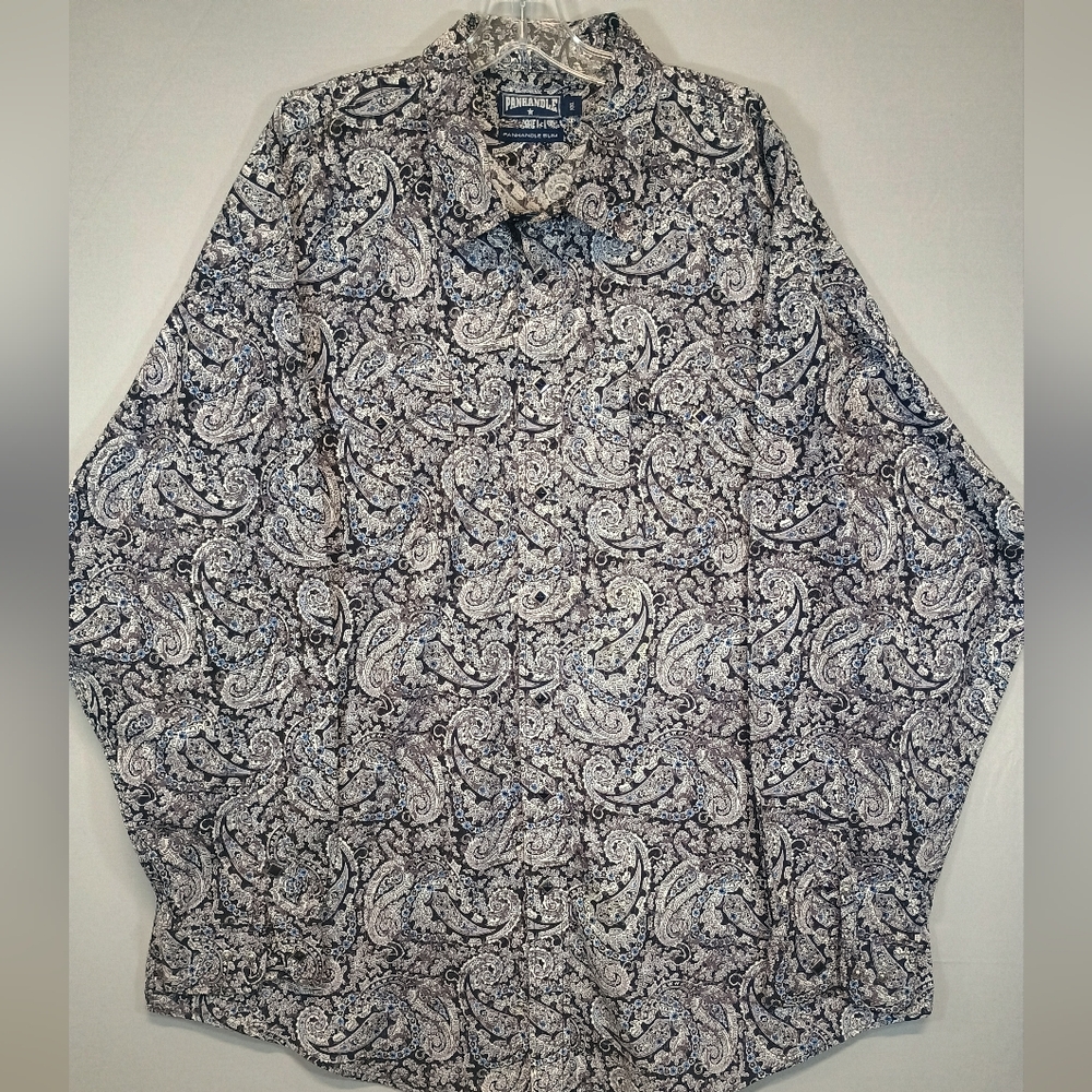 Panhandle Slim Men’s XXL Paisley Pearl Snap Western Shirt